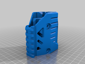talon claw juggernaut full rail foregrip remix sport & outdoors caliburn nerf 3d print model - Mito3D