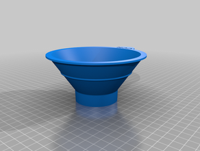 wide mouth funnel kitchen & dining 3d print model - Mito3D