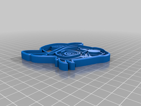 pata de patrulha rochosas cortador cookie A impressão 3d cortadores 3d print model - Mito3D