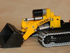 crawler loader lr 634 part 2 lifting mechanism r c vehicles laderaupe lr634 3d print model - Mito3D