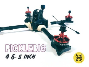 picklebig 4inch & 5 inch toothpick quadcopter frame r c vehicles fpv micro miniature mini pickle 3d print model - Mito3D