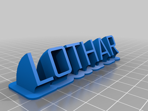 lothar office customized 3d print model - Mito3D