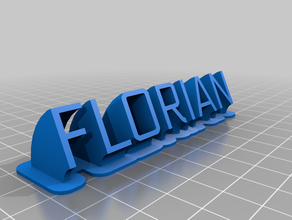 florian office customized 3d print model - Mito3D