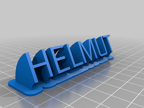 helmut bureau de personnalisé 3d print model - Mito3D