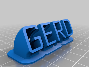 gerd office customized 3d print model - Mito3D