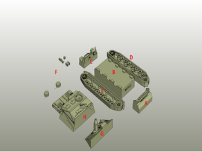 sturmpanzer iv - sdkfz166 brummb r i veicoli 3d print model - Mito3D