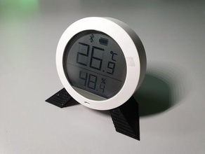 xiaomi-thermometer-hygrometer stehen - Elektronik Halter hygrometer thermometer xiaomi 3d print model - Mito3D