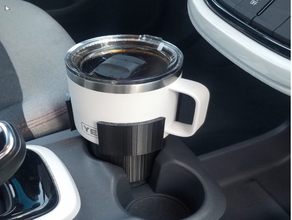 14 oz yeti mug cup holder adapter san diego style automotive cupholder 3d print model - Mito3D