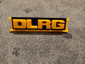 dlrg-logo 3d-drucken 3d print model - Mito3D