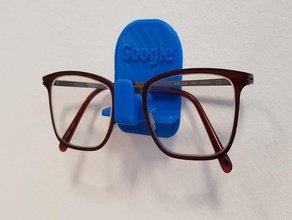 portaocchiali da parete wall glasses-google holder household supplies anycubic chiron enry68 future glasses goggle predator 3d print model - Mito3D