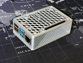 pi 4 caso top geeekpi dissipador de calor eletrônica pi4 raspberry 3d print model - Mito3D