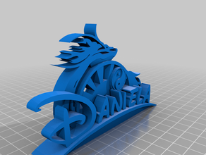 danielas letters 3d printing 3d print model - Mito3D