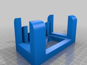 desktop cable holder office customized 3d print model - Mito3D