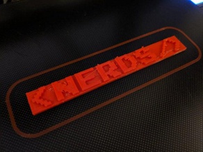 main-kinzig-nerds signos y logotipos 3d print model - Mito3D