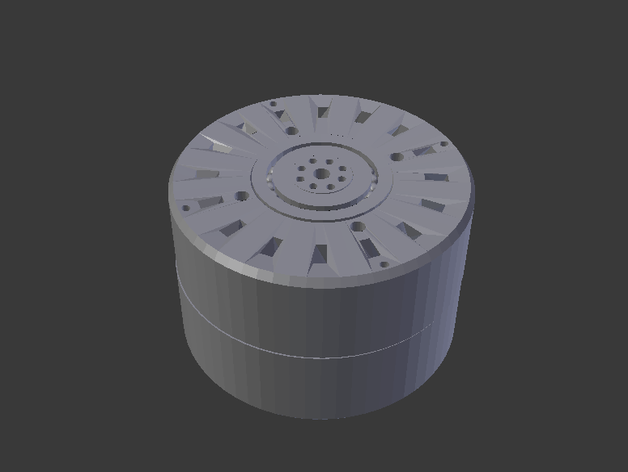 potente motore bldc generatore di template ingegneria il 3D print model - Mito3D