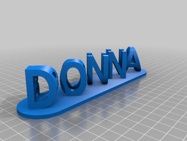 meu personalizados dupla blocos de carta ilusão personalizador sistemas sinais e logotipos personalizado 3D print model - Mito3D