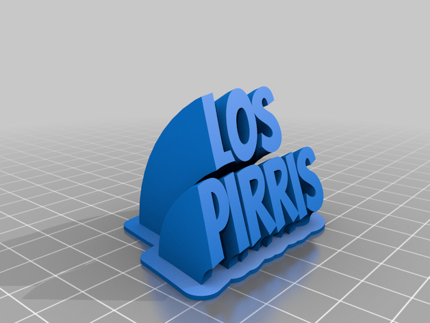 los pirris office customized 3D print model - Mito3D