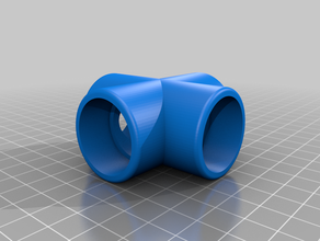 2754 way flat pipe diy customized 3d print model - Mito3D