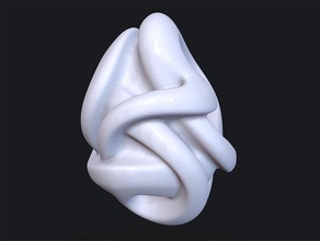 yayene sculpture smooth variant sculptures art generative 3d print model - Mito3D