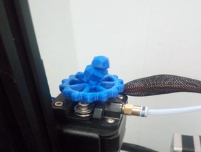 creality extruder knob squirtle 3d print model - Mito3D