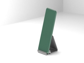 einfache universal-Handy-Ständer-version 2 Handy Schreibtisch elegant Halter Landschaft Telefon portrait einfach 3d print model - Mito3D