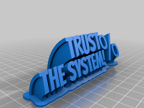 Vertrauen system office kundengebundene 3d print model - Mito3D