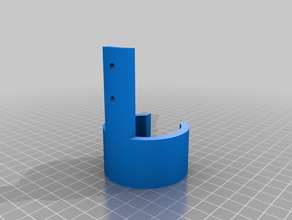 netamo soporte de pared fijo stl dimensiones organización 3d print model - Mito3D