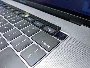 pushbar mini computer apple accessories diy fix gadget keyboard laptop macbook pro touchbar 3d print model - Mito3D