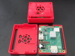 raspberry pi 3 un caso+ remix tvarok l'elettronica 3a aplus caso 3d print model - Mito3D