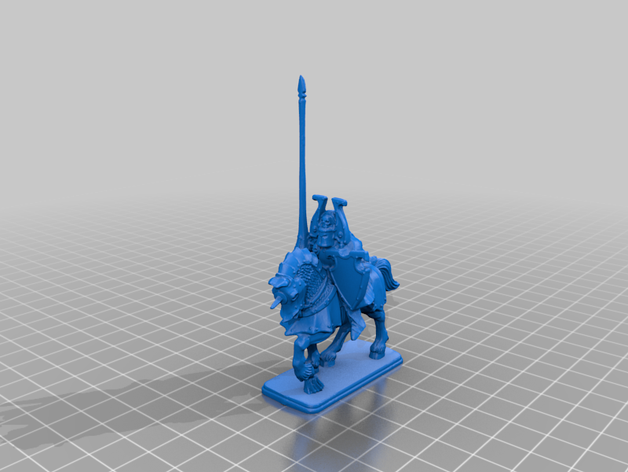 batalha de mestrado - senhor cavaleiros campeão do caos cavalo imperial exército brinquedo & acessórios para jogos mestre combate 3D print model - Mito3D