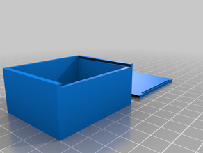 box 50x40x20 containers customized 3d print model - Mito3D