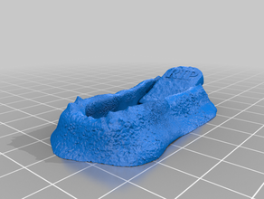empty grave 3d printing headstone undead 3d print model - Mito3D