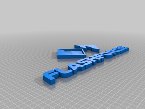 flashforge logo 3d printer accessories ffcp creator x dreamer finder sign 3d print model - Mito3D