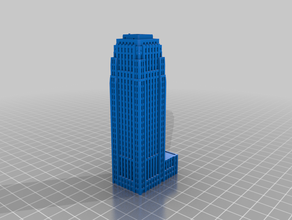 rand-Turm Gebäude & Strukturen Architektur art-deco Stadt highrise minneapolis minnesota Wolkenkratzer 3d print model - Mito3D