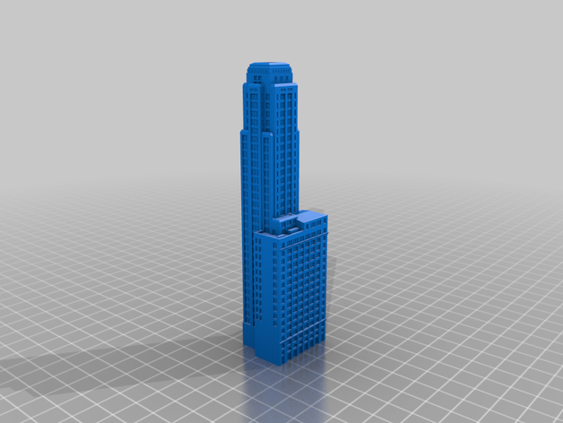 aria philadelphia binalar ve yapılar mimarlık art deco bina şehir yüksek pennsylvania skyline gökdelen 3D print model - Mito3D