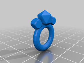 leson 7 anillo la joyería 3d print model - Mito3D