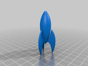 el cohete vehículos 3d print model - Mito3D