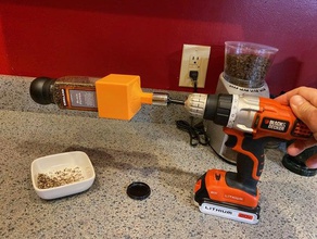 pepper mill adapter electric drill kitchen & dining bbq rub tool costco kirkland grinder 3d print model - Mito3D