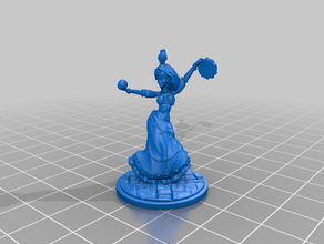 gypsy rose 3d printing dnd halloween magic smartphone witch 3d print model - Mito3D