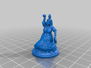witch rossella 3d printing dnd gypsy halloween magic 3d print model - Mito3D