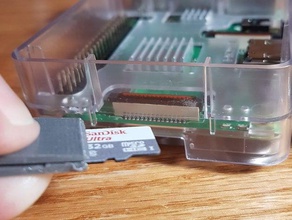 tarjeta microsd herramienta de eliminación herramientas mano micro sd parte la raspberry pi las pinzas 3d print model - Mito3D