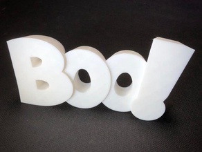 boo ville 2 decoração 3d print model - Mito3D
