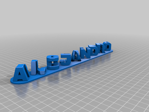 my customized triple letter blocks ambigram 2 signs & logos 3d print model - Mito3D