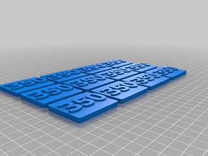 350 signos y logotipos personalizado 3d print model - Mito3D