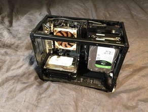 ncase m1 35 in hard drive-mounts 35in hdd mounten 3d print model - Mito3D