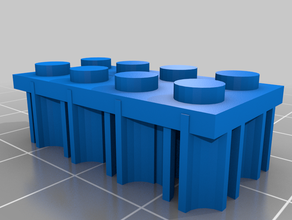 brique lego 3d print model - Mito3D