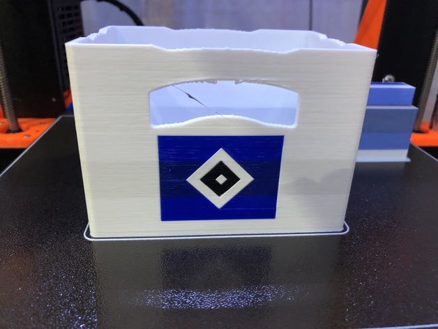 bierdeckelhalter hsv 2 bundesliga beer bier bierdeckel hamburg hamburger sv warhammer 3D print model - Mito3D