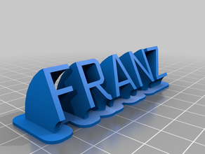 franz personalizado 3d print model - Mito3D
