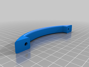 my customized drawer handle 3d print model - Mito3D