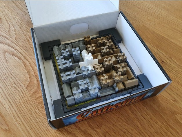 la catedral de boardgame juego mesa 3D print model - Mito3D